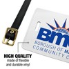 Borough of Manhattan Community College Secondary Logo Luggage ID Tags Suitcase CarryOn Cards  Set of 2 - 2 of 4