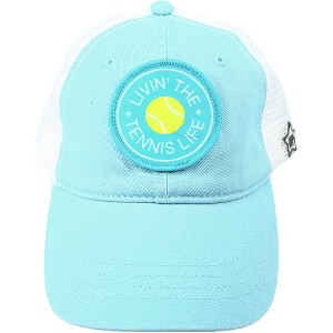 Pavilion Gift Company - Tennis Life - Light Slate Adjustable Mesh Hat - Hats - 1 of 4