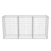 vidaXL Gabion Basket Galvanised Steel 78.7Inchx19.7Inchx39.4Inch - 4 of 4