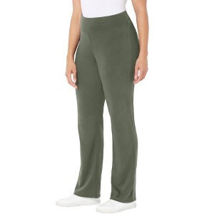 Catherines Women's Plus Size Yoga Pant - 1 of 4