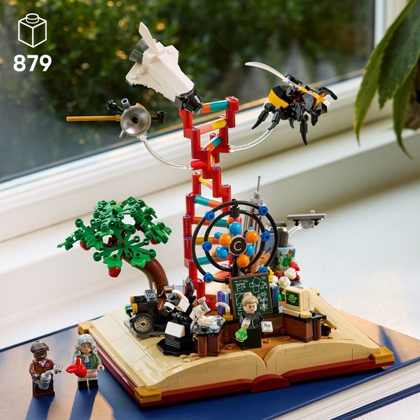 Set de construcción LEGO Ideas La evolución de STEM con minifiguras de científico 21355 2