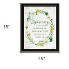 HomeRoots Spring Reminder Black Framed Print Wall Art - 3 of 3
