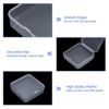Unique Bargains Clear Small Plastic Beads Storage Containers with Lid - 4 of 4
