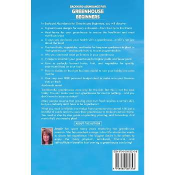 Backyard Abundance for Greenhouse Beginners - by  Jessie Kelias (Paperback)
