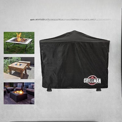 Heavy Duty Black 32'' Square Fire Pit Cover