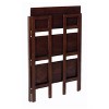 38.54" 3pc Torino Set Folding Bookshelf with Fabric Basket Espresso Brown - Winsome: Solid Wood, 2 Baskets - 3 of 4