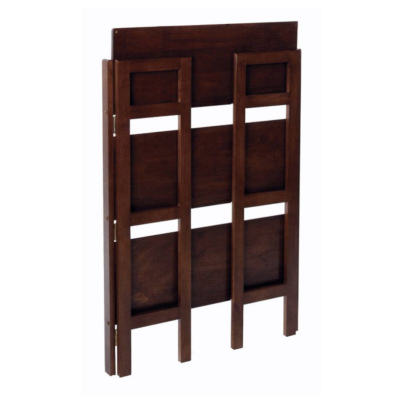 3pc 38.54" Torino Set Fabric Basket and Folding Bookcase Walnut Brown - Winsome
, 4 of 9