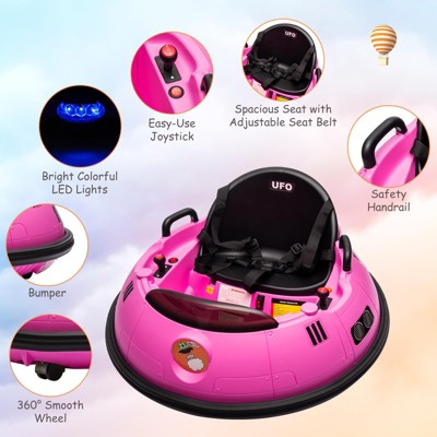 12V Pink Electric Kids Bumper Car with Remote Control