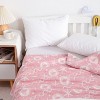 3 Layer Muslin Cotton Toddler Blanket, Super Soft and Warm Crib Blanket - NTBAY - 4 of 4