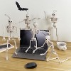 Joyfy 16” 5 PCS Halloween Full Body Poseable Skeleton, Full Body Hanging Skeletons with Movable Joints for Graveyard Haunted House Party Prop Decor - 4 of 4
