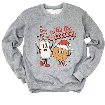 Simply Sage Market Women's Graphic Sweatshirt Milk and Cookie Season