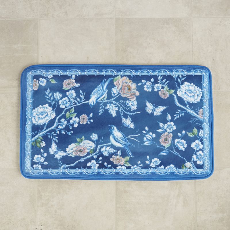 The Lakeside Collection Chinoiserie Bathroom Collection - Bath Rug, 3 of 6