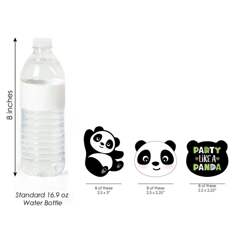 Big Dot of Happiness Party Like a Panda Bear - DIY Shaped Baby Shower or Birthday Party Cut-Outs - 24 Count, 5 of 6