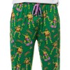 Teenage Mutant Ninja Turtles Men's Tossed Print Sleep Pajama Pants For Adults - 3 of 4
