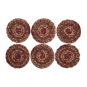 Cider Mill Jute Coaster Set of 6 - 1 of 4