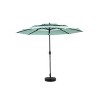 Cesicia Aluminium 10ft 3 Tier Auto-tilt Umbrella ,Outdoor Patio Umbrella (Base Not Included) - 2 of 4