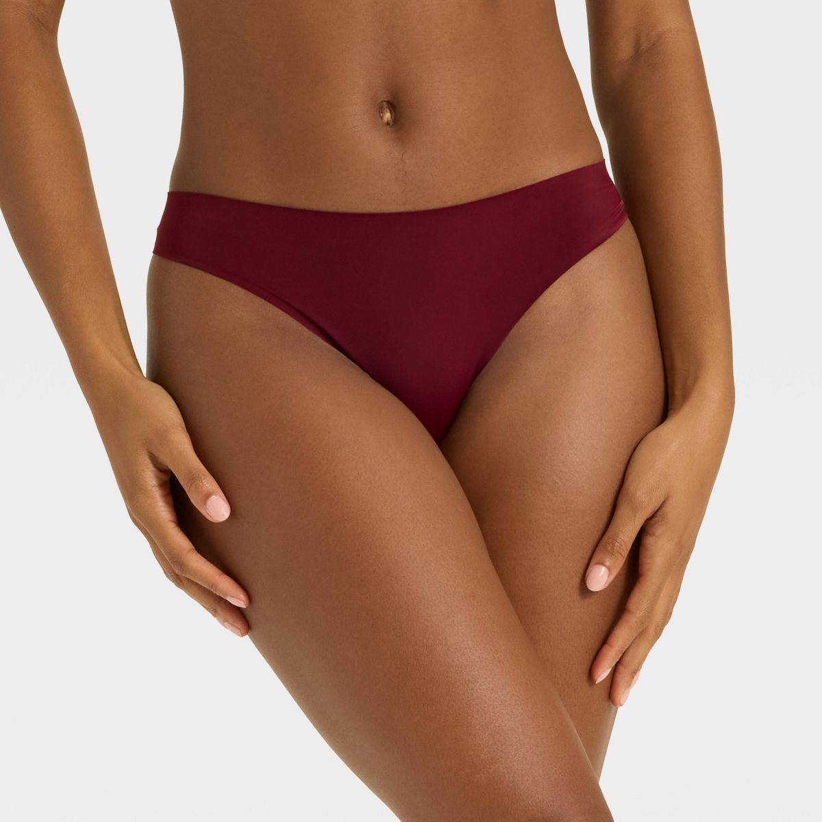 Women's Luxury Collection Brushed Micro No Show Thong Underwear - Auden™