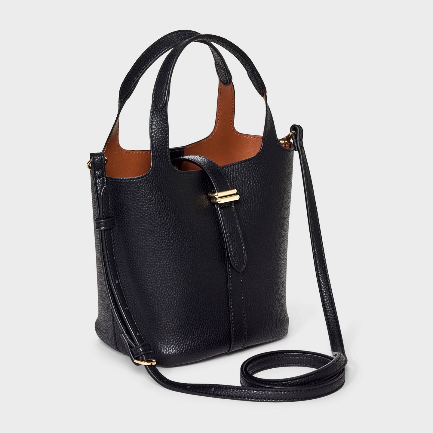 Сумка A New Day Mini Tulip Tote Handbag with Crossbody Strap, цвет: Чёрный — фото 3