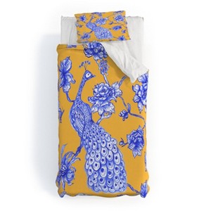 Deny Designs 3pc Twin/Twin XL Jacqueline Maldonado Chinoserie Duvet and Sham Set - 1 of 4
