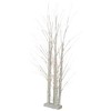 Northlight 4' LED Lighted White Birch Twig Tree Cluster Christmas Decoration - 4 of 4