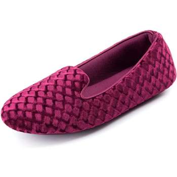 RockDove Women's Velour Memory Foam Loafer Slipper