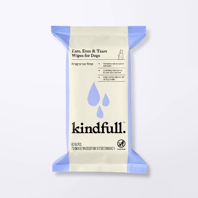 Ears, Eyes and Tears Dog Wipes - 60ct - Kindfull™