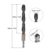 Unique Bargains High Speed Steel 1/4 Inch Hex Shank Twist Jobber Drill Bits - 2 of 3