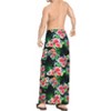 HAPPY BAY Men's Summer Long Surfing Samoan Cover Up Swimwear Beach Wrap Vacation Pareo Beachwear Hawaiian Sarong For Men One Size Black, Floral - 3 of 4