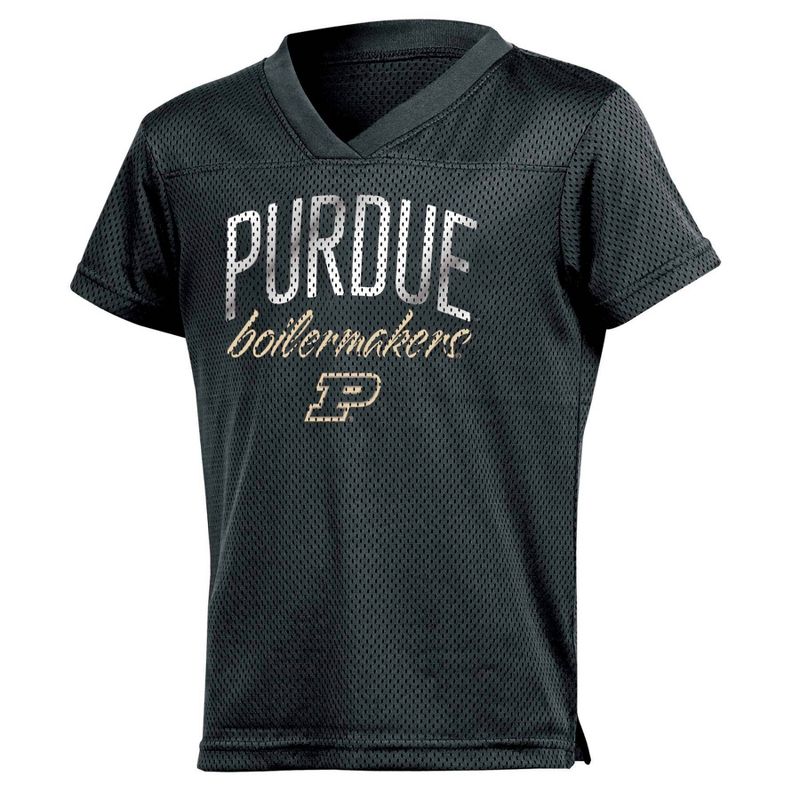 NCAA Purdue Boilermakers Girls&#39; Mesh T-Shirt Jersey, 1 of 4