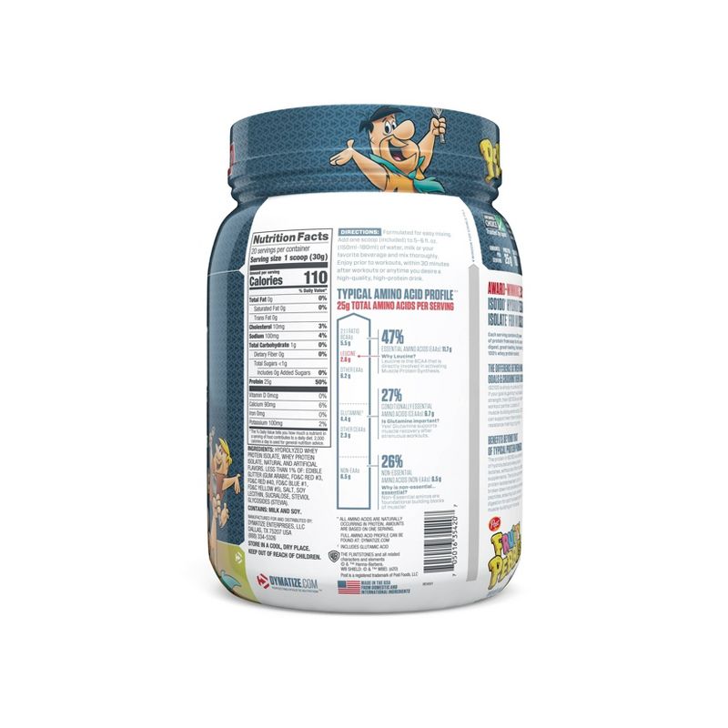Dymatize 100% Whey Isolate Protein Powder - Fruity Pebbles, 4 of 5