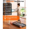 Superun 1.2 Horsepower 80cm Under Desk Treadmill Mini Treadmill, Walking Pad Under Desk Support APP - 3 of 4