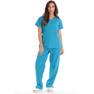 Just Love Women's Scrub Sets Medical Scrubs (Mock Wrap) - Comfortable and Professional Uniform in - 1 of 1