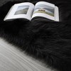 "Cozy Collection" Ultra Soft Fluffy Faux Fur Sheepskin Area Rug - 4 of 4