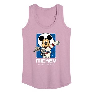 Women's - Disney - Retro Mickey Portrait Graphic Racerback Tank - 1 of 4