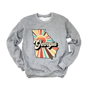 Simply Sage Market Women's Graphic Sweatshirt Retro Georgia - 1 of 4