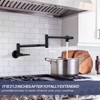 WOWOW Wall Mounted Pot Filler with 2-Handle - 4 of 4
