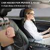 TruAIR 2PCS Car Seat Headrest Hooks, PU Leather Purse Holder - 2 of 4
