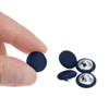 Unique Bargains Blouses Sweater Round Aluminum Cotton Fabric Cloth Covered Buttons 10 Pcs - 4 of 4
