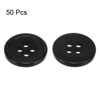 Unique Bargains Resin Craft Snap Round Flat 4-Hole Sewing Buttons 50 Pcs - 3 of 4