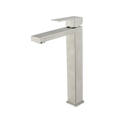 ALEXOUN Waterfall Spout Bathroom Faucet,Single Handle Bathroom Vanity Sink Faucet