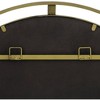 Uttermost Crest Round Vanity Decorative Wall Mirror Rustic Distressed Bronze Antiqued Gold Metal Frame 34" Wide for Bathroom Bedroom Living Room House - 4 of 4