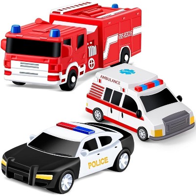 No-Hole Car Bath Toys for Toddlers Ages 1-5, Pretend Play Set for Bathtub and Pool