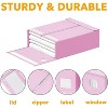 4-Pack Bed Sheet Organizers and Storage, Foldable Sheet Organizers for a Linen Closet - 4 of 4
