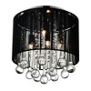 CWI Lighting Water Drop 4 Light Drum Shade Flush Mount With Chrome Finish - 3 of 4