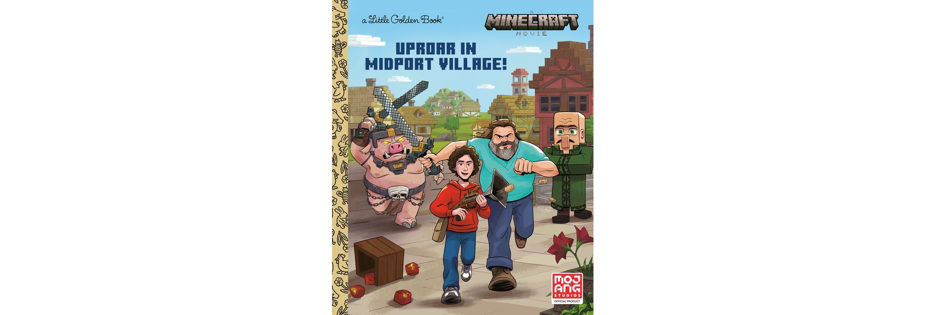 A Minecraft Movie Little Golden Book - by  Golden Books (Hardcover)