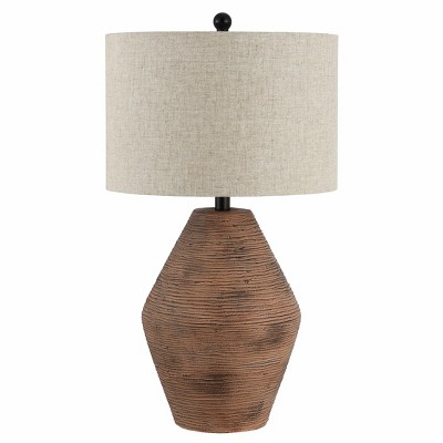 Detris Table Lamp - 26.25 Inch Height - TBL4368 - Brown - Safavieh