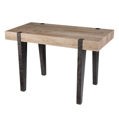 Bahmin Multipurpose Desk Natural/Black - Aiden Lane