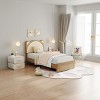 Nasitip Bed Frame with Drawer, Upholstered Platform Bed Frame with Adjustable Headboard, Wooden Slats Support, No Box Spring Needed - 2 of 4