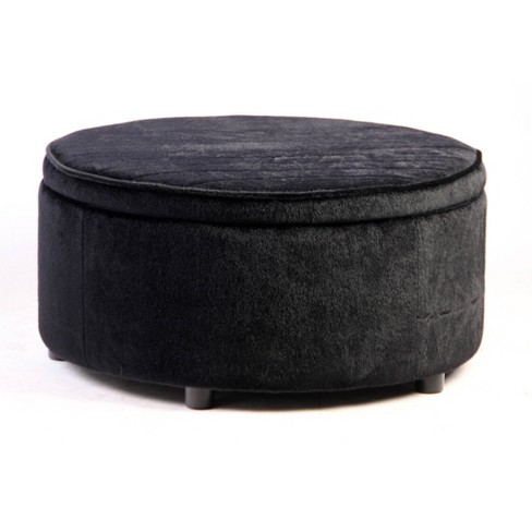 Storage footstool deals black