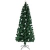 230 Branches 6ft Christmas Tree Easy Setup Sturdy Realistic PVC Pine Tree for Home Office Party Holiday Christmas Night Decoration 230 Branches - 2 of 4